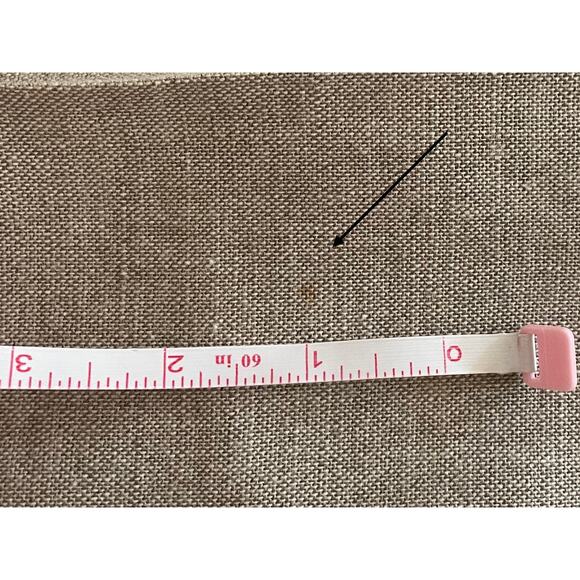 Vintage Liz Sport High Rise Pleated Neutral/Beige Linen Blend Trousers/Pants 14 - Picture 13 of 13